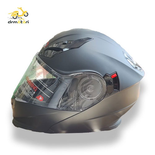 کلاه کاسکت lsv فک متحرک مشکی مات