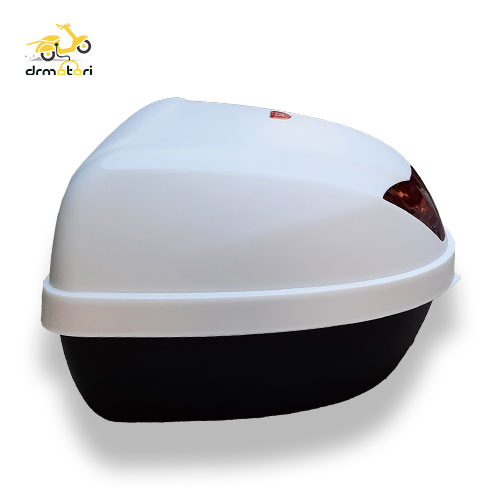 باکس بزرگ موتور سیکلت VIZIT سفید مدل 204