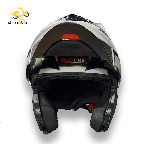 کلاه کاسکت ردلاین NSN فک متحرک عینک دار مدل طرح 04 - Image 2