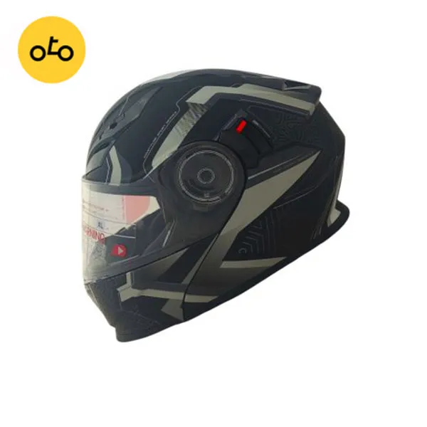 کلاه کاسکت ردلاین مدل 939 BLACK Grey Lose